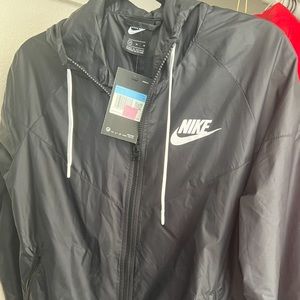 Nike Black Windbreaker.